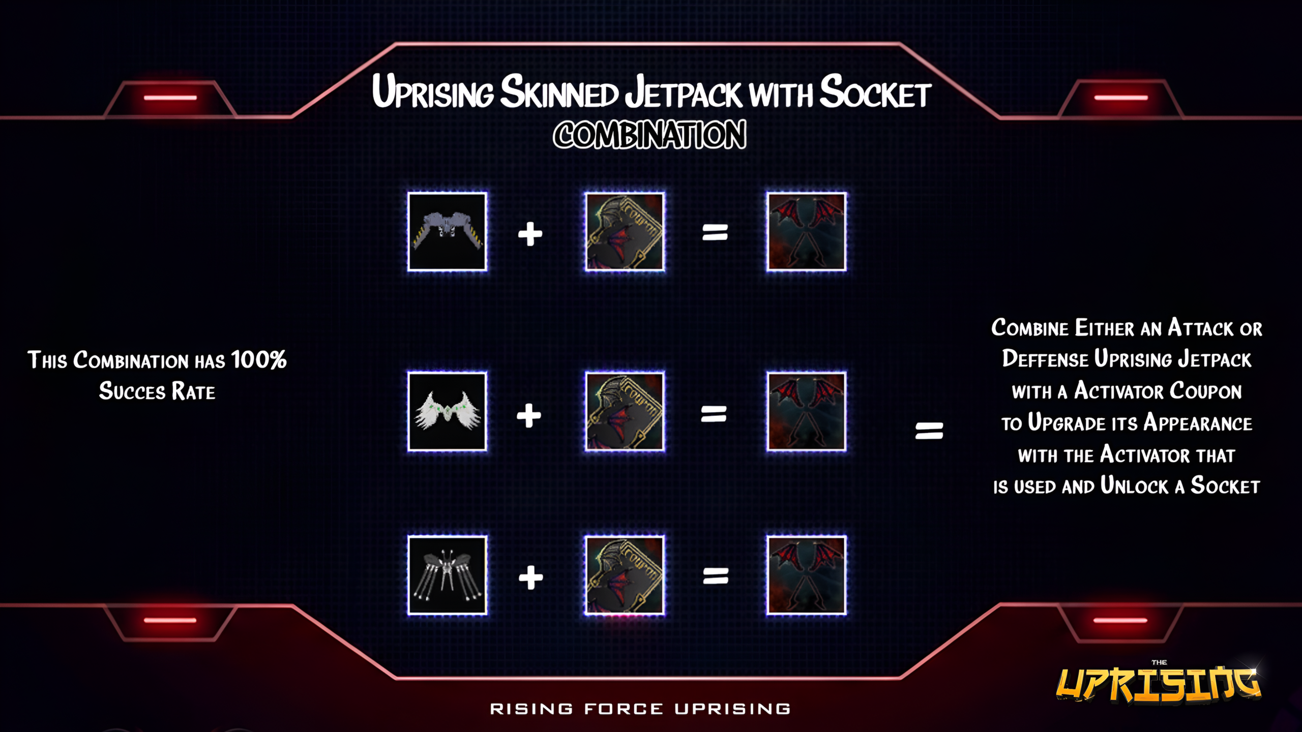 Uprising Skinned Jetpack with Socket